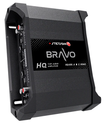 Stetsom Bravo HQ 400.4 Multichannel Car Audio Digital Amplifier - 2 Ohms Stable 4 Channel