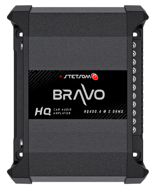 Stetsom Bravo HQ 400.4 Multichannel Car Audio Digital Amplifier - 2 Ohms Stable 4 Channel