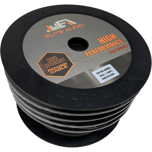 Elite Audio EA-0G-GRND 0GA CCA Ground Wire 50ft Roll